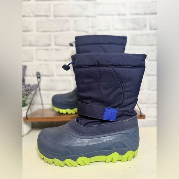 Thermolite Navy Blue Winter Snow-boots Size 5 - Picture 1 of 6